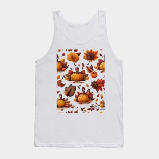 Thanksgiving Pattern Tank Top